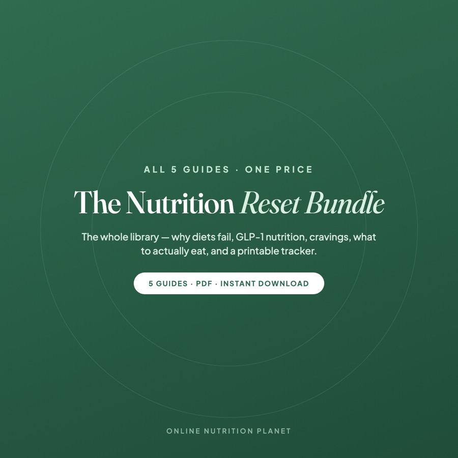 The Nutrition Reset Bundle — all five guides