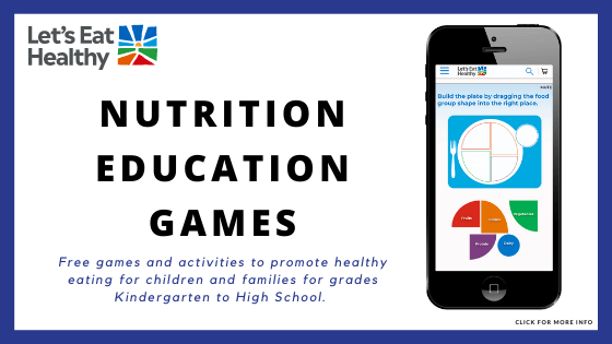Nutrition Online Games for the Classroom - Lets Eat Healthy Games