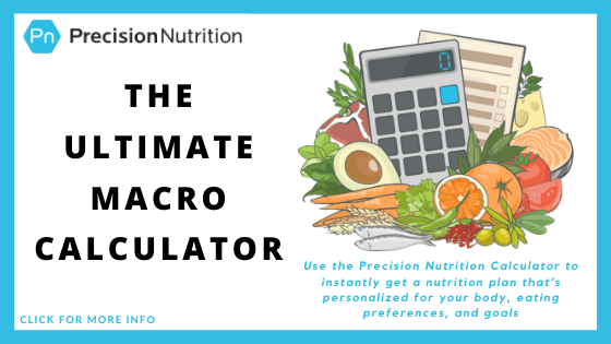 online nutrition calculator - Precision Nutrition