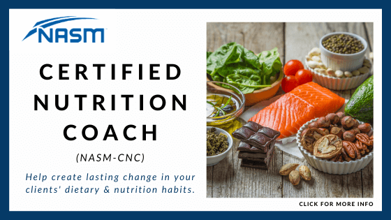Accredited Online Nutrition Courses - NASM Certified Nutrition Coach